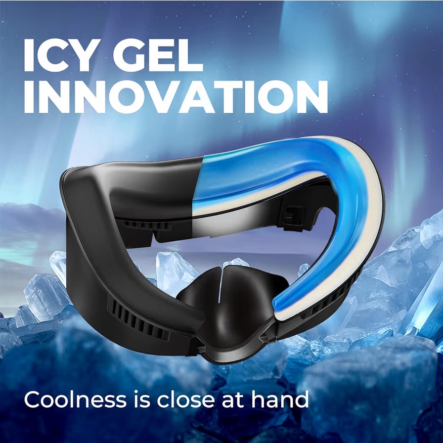 Destek Cooling Face Pad Facial Interface For Meta Quest 3